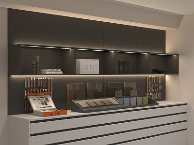 Modern Home Store Showcase 3d model