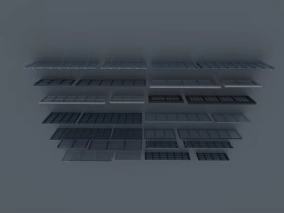 Various Stylish Outdoor Awning Options for Patio Garden and Home Use 3d model