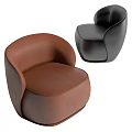 Single sofa 3d model