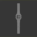 Stylish Modern Fashion Watch With Blue Strap And Square Dial Design