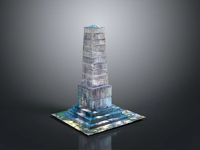 Monument Stone Monument Obelisk Memorial Building 3d model