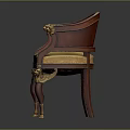 Elegant Classic Accent Chair With Wooden Frame Gold Accents And Beige Velvet Upholstery