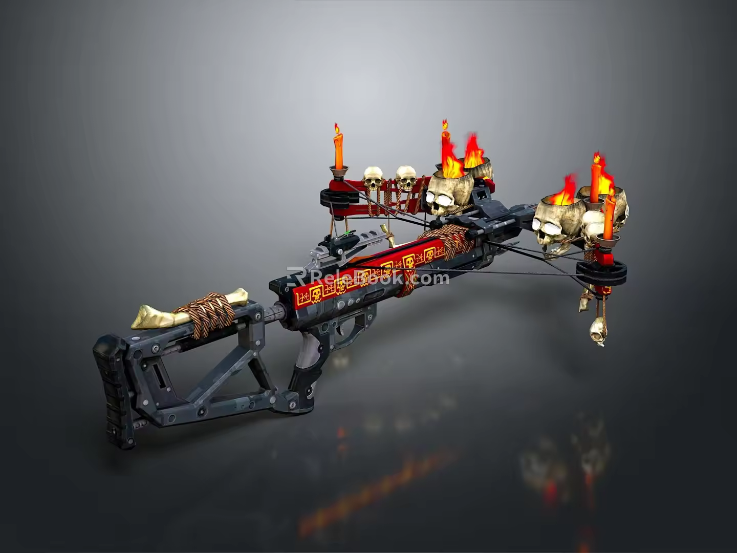 Siege Vehicle Siege Crossbow Arrow Mechanical Crossbow Shift Bow Arrow 3d model