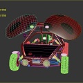 Modern travel car car self-modified car modified car 3d model