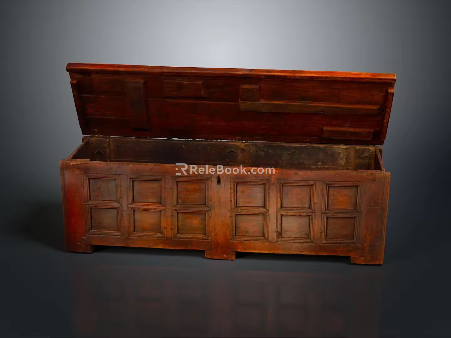 Box box carton container realistic 3d model