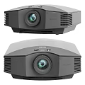 Projection Monitoring System With Ceiling Mounted Projectors And Surveillance Brackets For Home Office
