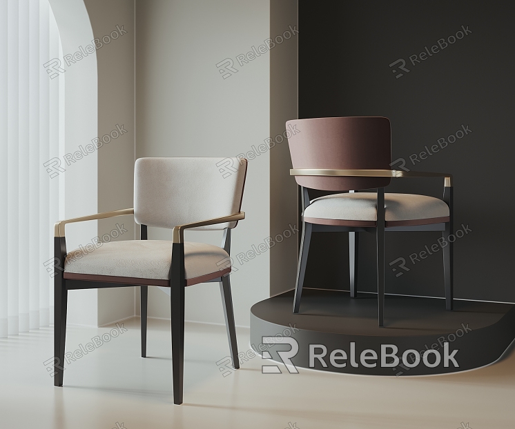 New Chinese style single chair model