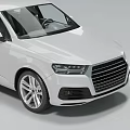 White SUV Car With Modern Exterior Design Sleek Body And Alloy Wheels