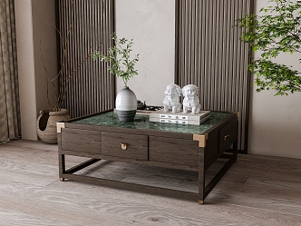 New Chinese Tea Table 3d model