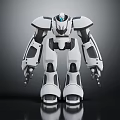 Modern Robot Warrior Mechanical Combat Police Mechanical Armor 3d model