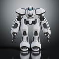 Modern Robot Robot Warrior Mechanical Combat Police Mechanical Armor 3d model