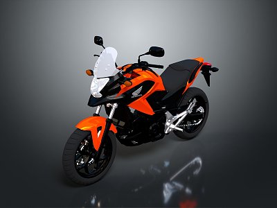 Motorcycle two-wheeled motorcycle off-road motorcycle road race motorcycle motor vehicle transport 3d model