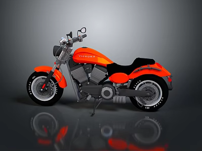 Motorcycle Two-wheeled Motorcycle Cross-country Motorcycle Road Race Motorcycle Motor Vehicle Transport 3d model