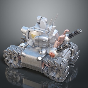 Sci-fi Tank Cartoon Tank Sci-fi Vehicle Sci-fi Vehicle World of Tanks Tank War Anime Tank 3d model