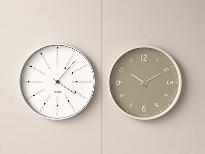 Modern Clock 3d model