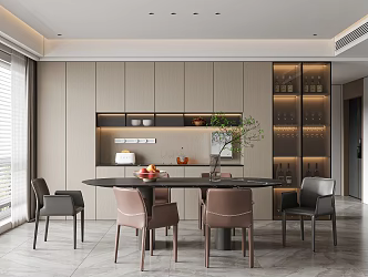 Modern Restaurant 3d model