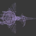 Mechanical Fantasy Weapon Featuring Green Glowing Claw Blades And Metallic Design Details