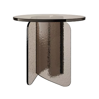 Molteni & C Minimal Side Italian Side Acrylic Side Glass Side Art Side Round Side 3d model