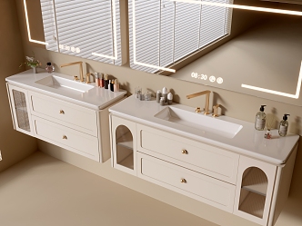 Modern Bathroom Cabinet Bathroom Basin Bathroom Ornaments 3d model