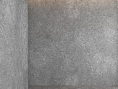 Gray Concrete Structure With Textured Wall And Corner For Interior Design 3d model