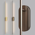 Elegant Modern Wall Lamp With Sleek Metal Design And Warm Illumination