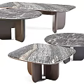 Modern Elegant Marble Dining Tables With Sleek Tabletops And Stylish Bases 3d model