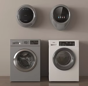 Modern Washing Machine Wall Mounted Washing Machine 3d model