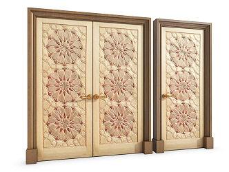 Jane Europe double door combination 3d model