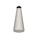 Sleek Conical White Table Lamp With Modern Minimalist Design And Smooth Surface Finish