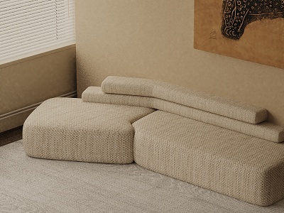 Three-seat sofa model