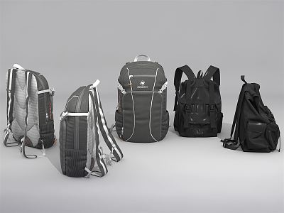 Modern Backpack 3d model