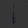 Hammerhead Shark 3D Model With Distinctive Head Shape And Realistic Physical Features 3d model