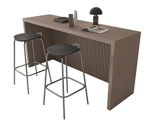 Modern Bar Chair Combination Bar Chair Combination 3d model