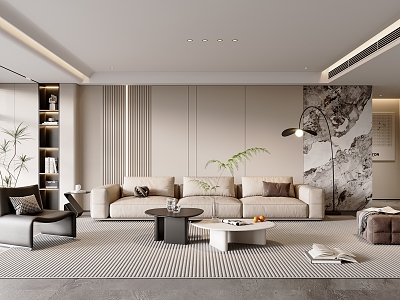 modern living room model