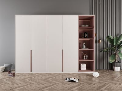 Modern wardrobe model