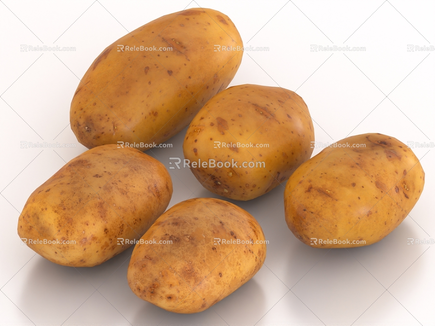 Potato Potato Food 3d model