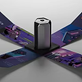 Innovative Bellitz Industrial Equipment Unfolded Packaging Display With Components And Design Elements