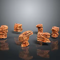 Rock Block Rock Block Rock Specimen Boulder Big Stone Block Rock Stratum Rock Stratum Rock Stratum Rock 3d model