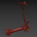 White Electric Scooter With Modern Design Lightweight Frame And Durable Wheels