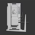 Mitsubishi Heavy Industries White Air Conditioner Outdoor Unit With Fan
