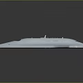 White Stealth Military Aircraft Model With Triangular Shape And Streamlined Design