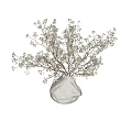 Modern floral ornaments 3d model