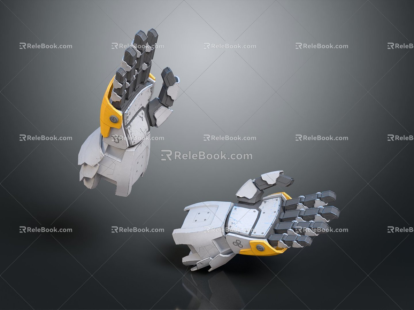 Modern Manipulator Robot Arm Mechanical Arm Robot Arm Robot Head 3d model