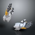 Modern Manipulator Robot Arm Mechanical Arm Robot Arm Robot Head 3d model