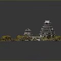temples halls temples multi-storey ancient buildings chinese ancient buildings chinese ancient buildings 3d model