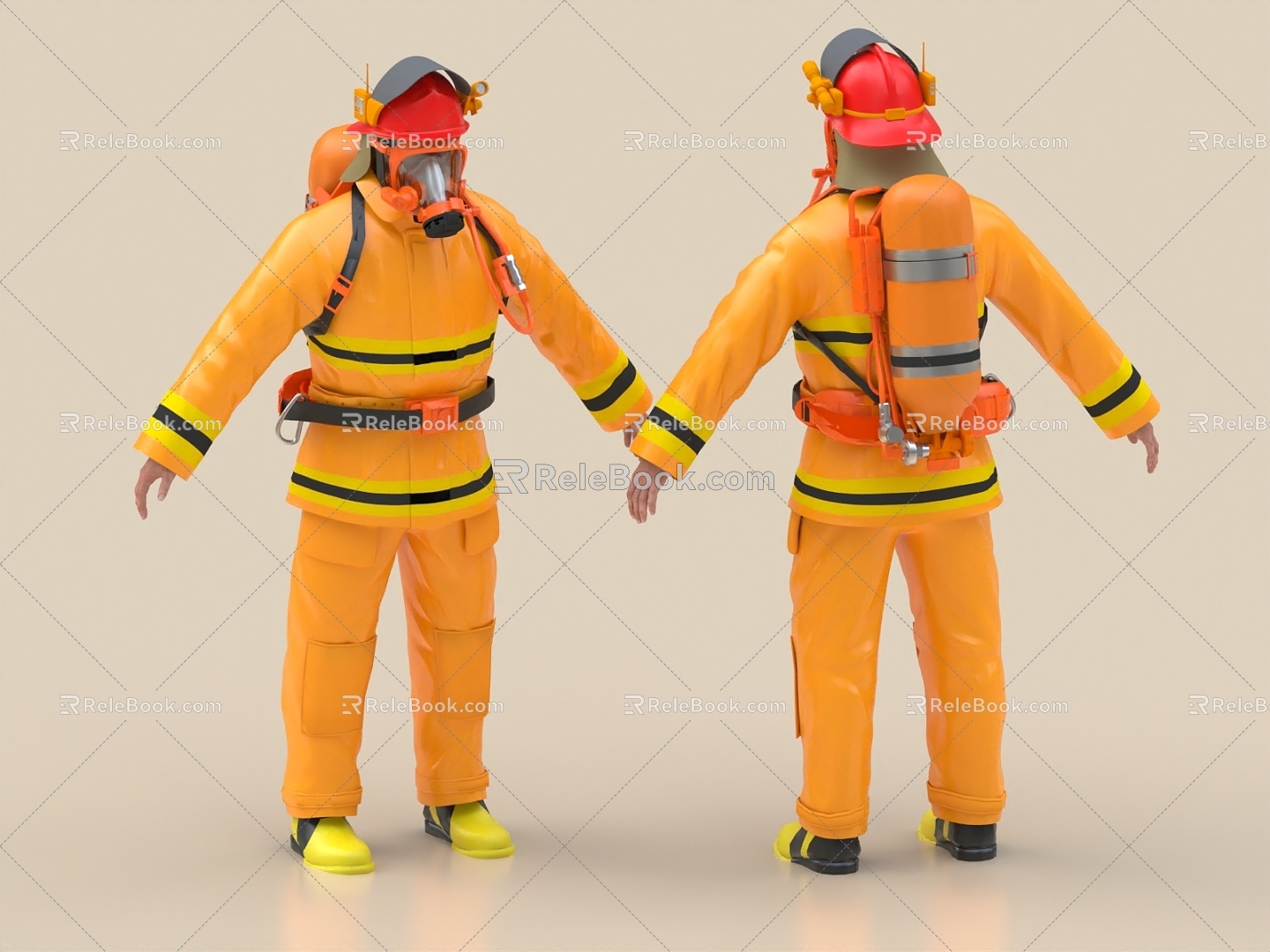 fireman man fireman fireman fireman fireman firefighter 3d model