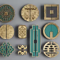 New Chinese handle 3d model