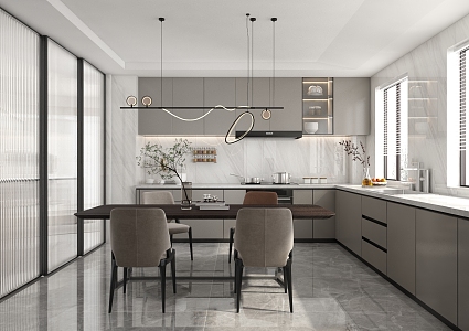 Modern Kitchen 3d model