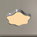 White Cloud Shaped Modern Ceiling Light with Bright Soft Illumination for Home 3d model