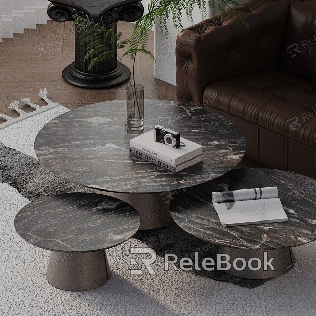 Modern coffee table model